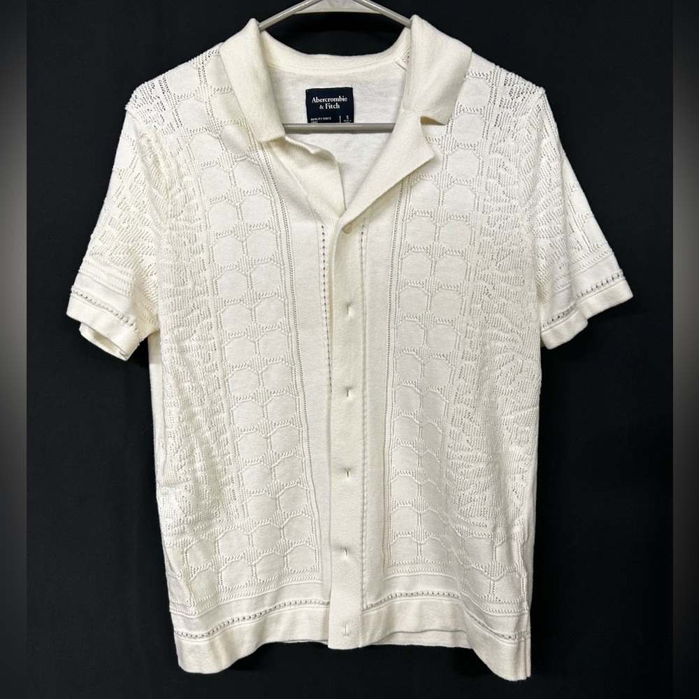 Abercrombie & Fitch Cream Knit Top